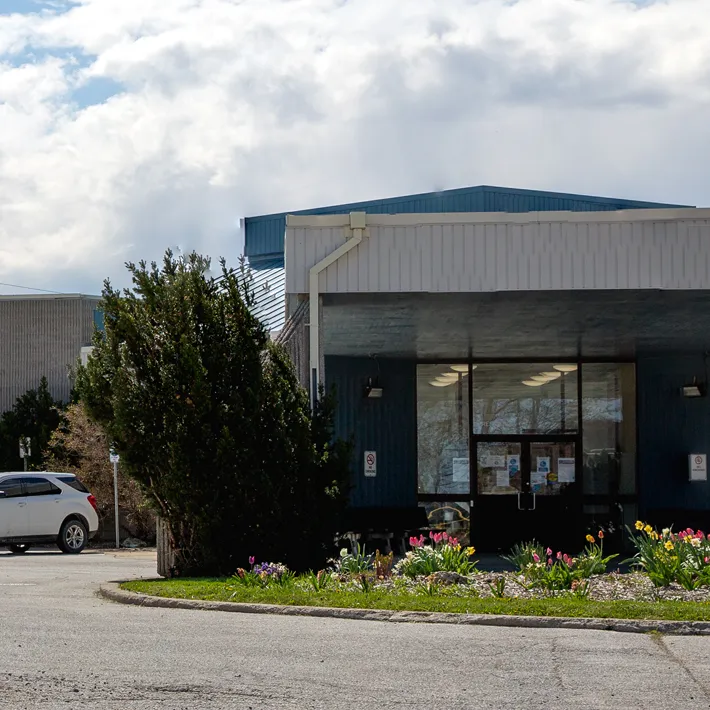 An image of Lambton College's residence building.