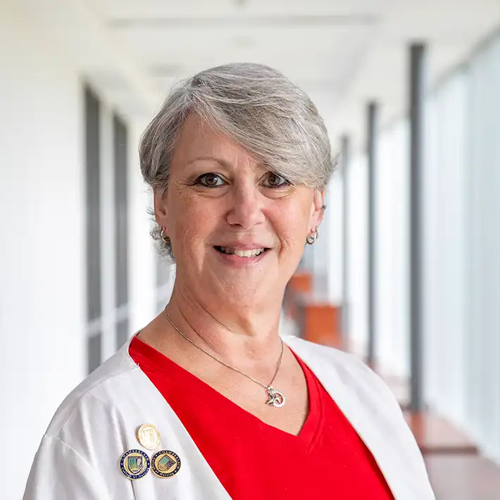 Sherry Forsyth Robertson smiling