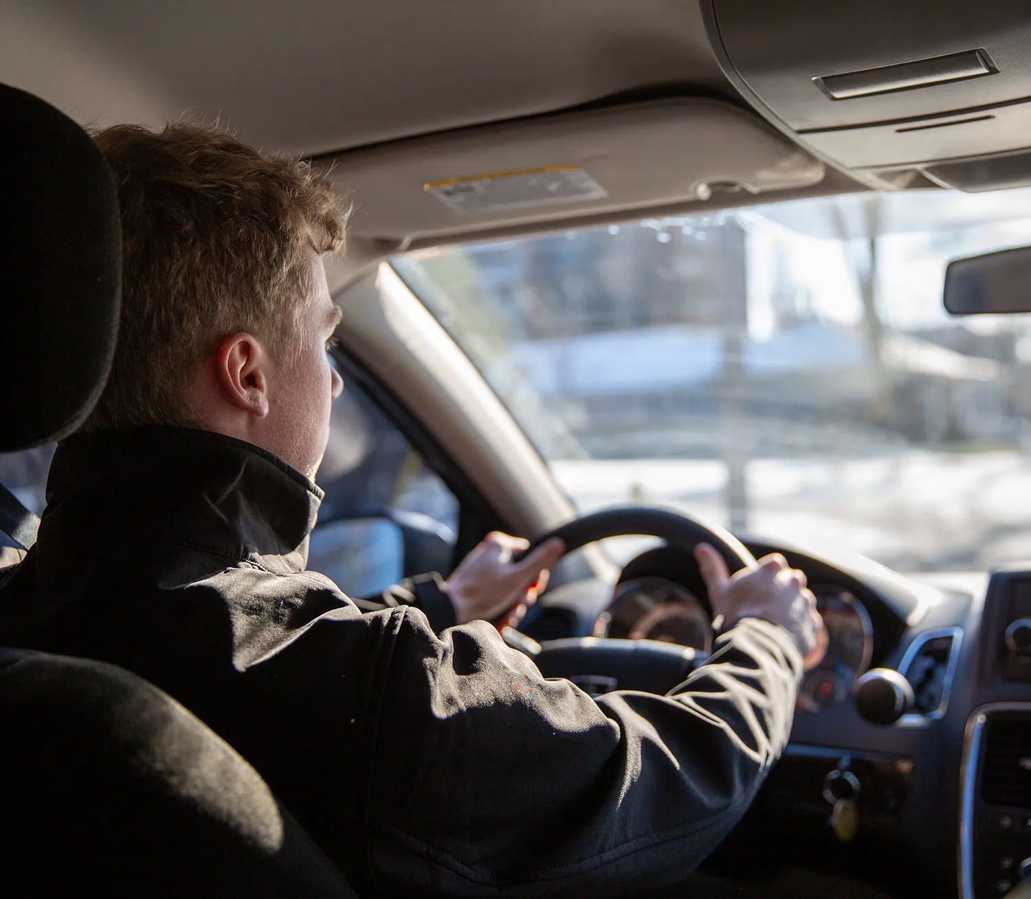 PFND Student driving the community crime unit