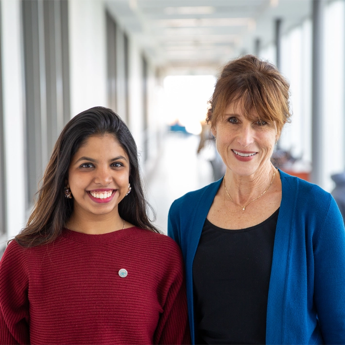 A headshot of both Susan-Doughty and Amruta-Pawar.