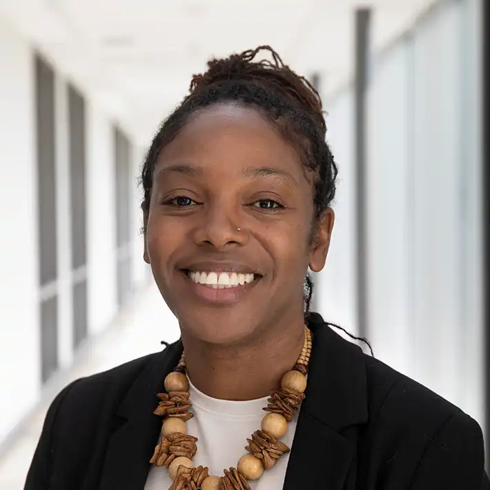 Taiesha Stewart-Francis smiling