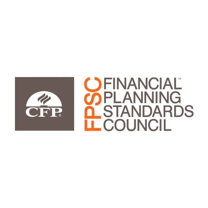 CFP and Finanial Planning Standards Council logo.