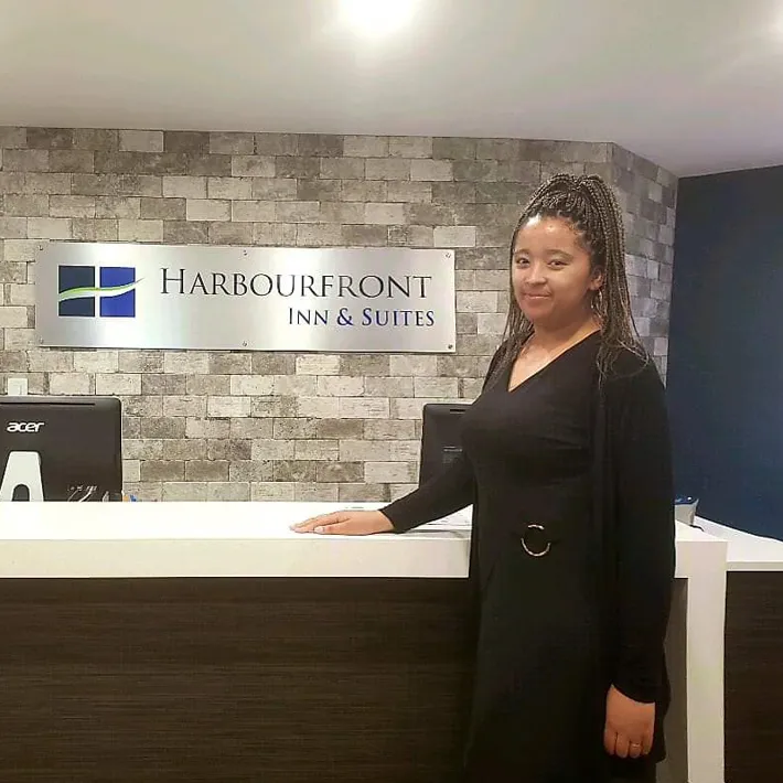 Student graduated at works at Harbourfront Inn & Suites