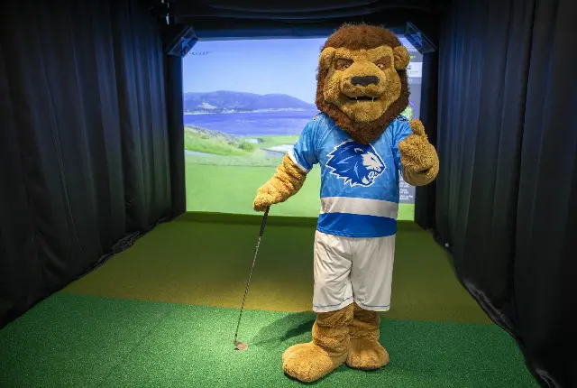 pounce in golf simulator
